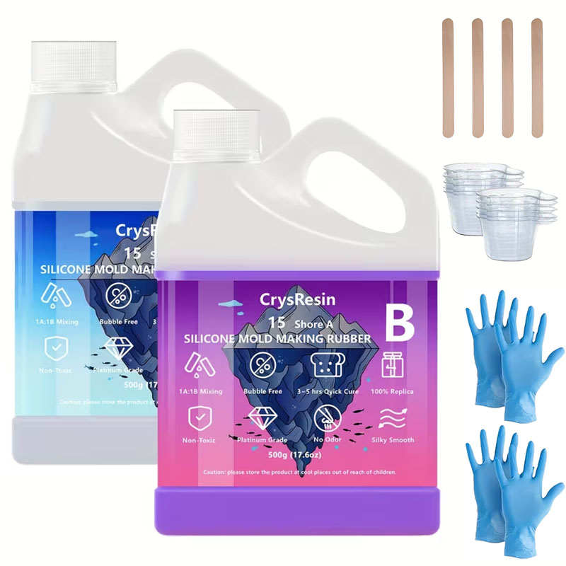Candle Making Kit - 2 Flaconi da 500ml di Silicone