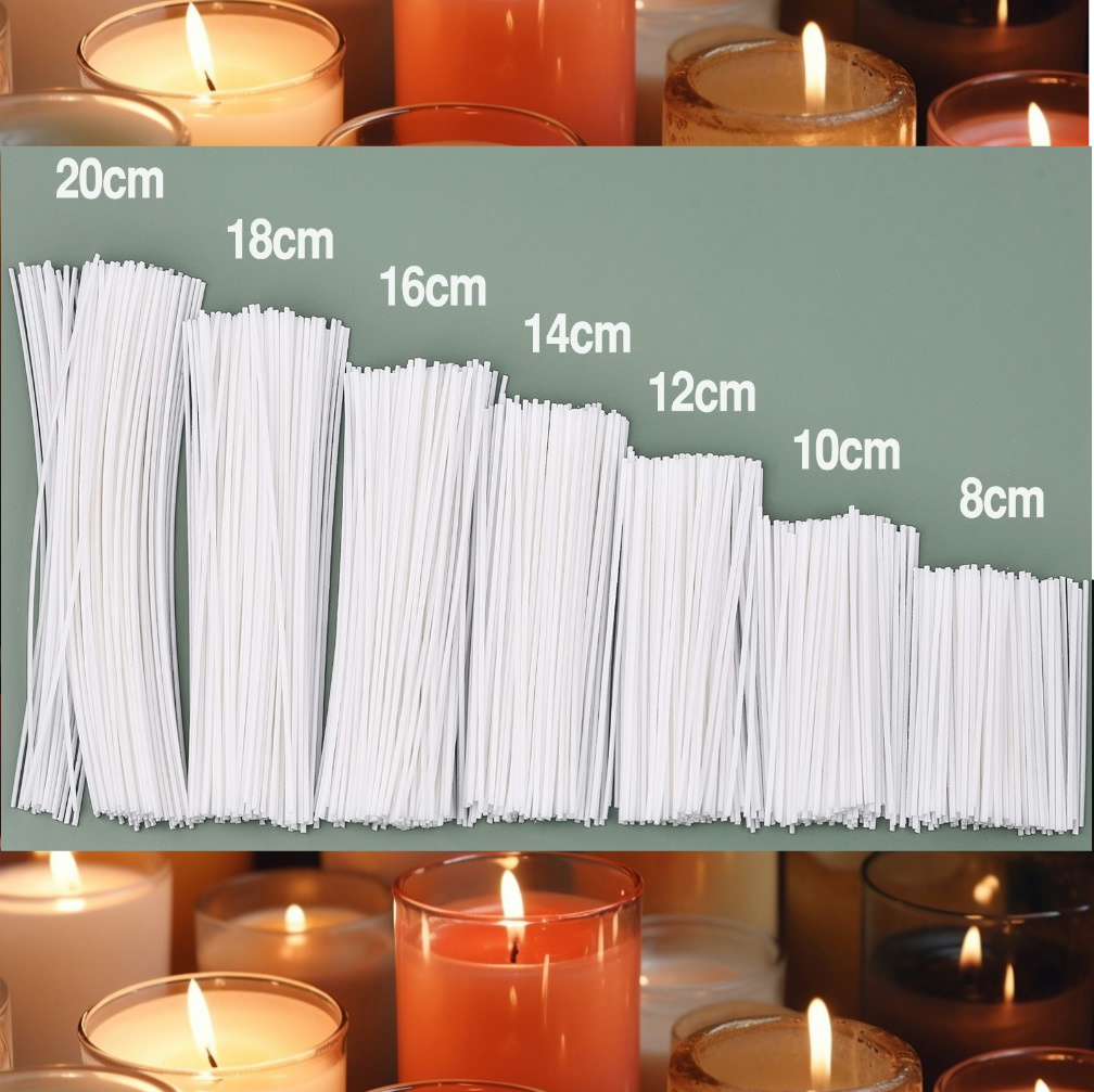 Candle Wick - 50/100 pezzi stoppini per candele senza