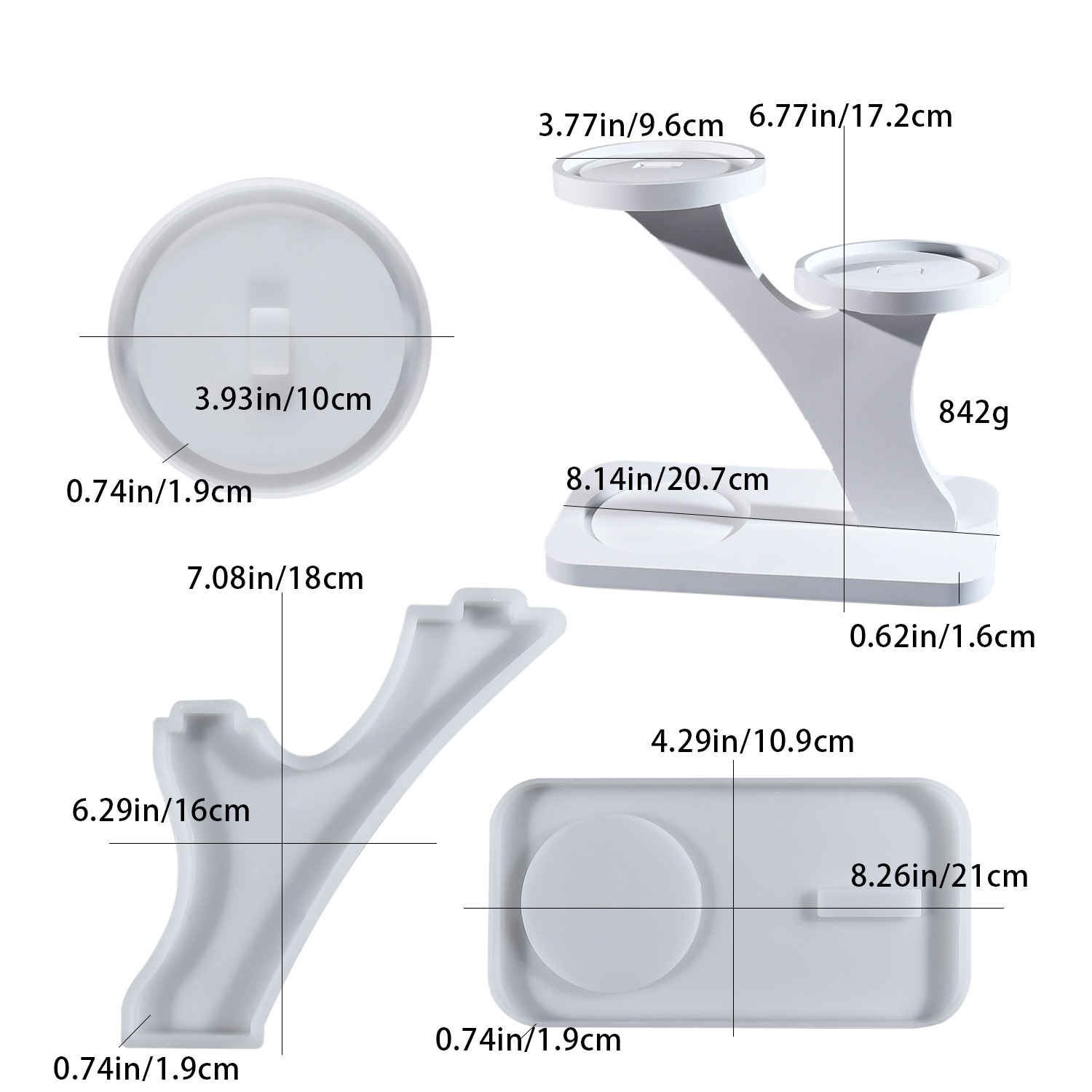 Candle Molds - Stampo in silicone fai da te