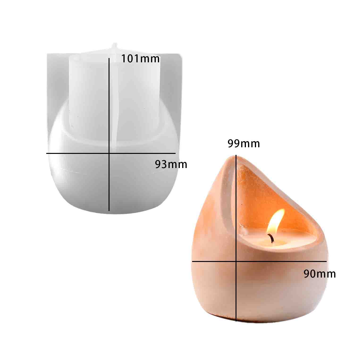 Candle Containers - Stampo in silicone fai da te