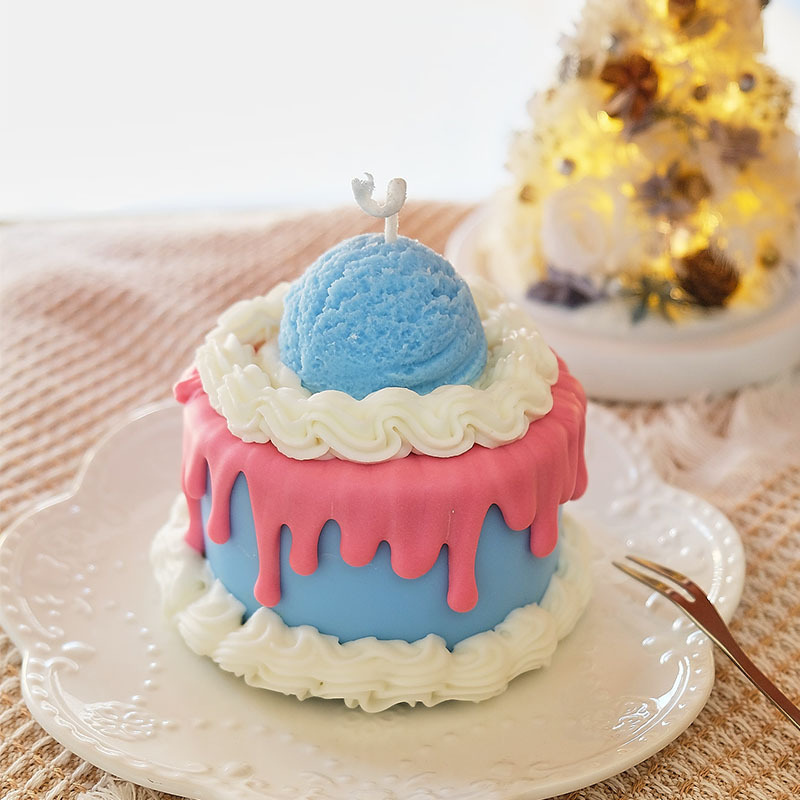 Soy Wax - Candele Profumate a Forma di Torta,