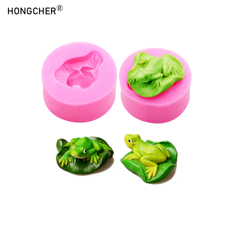 Silk Candle - Foglia di loto Rana Resina Micro