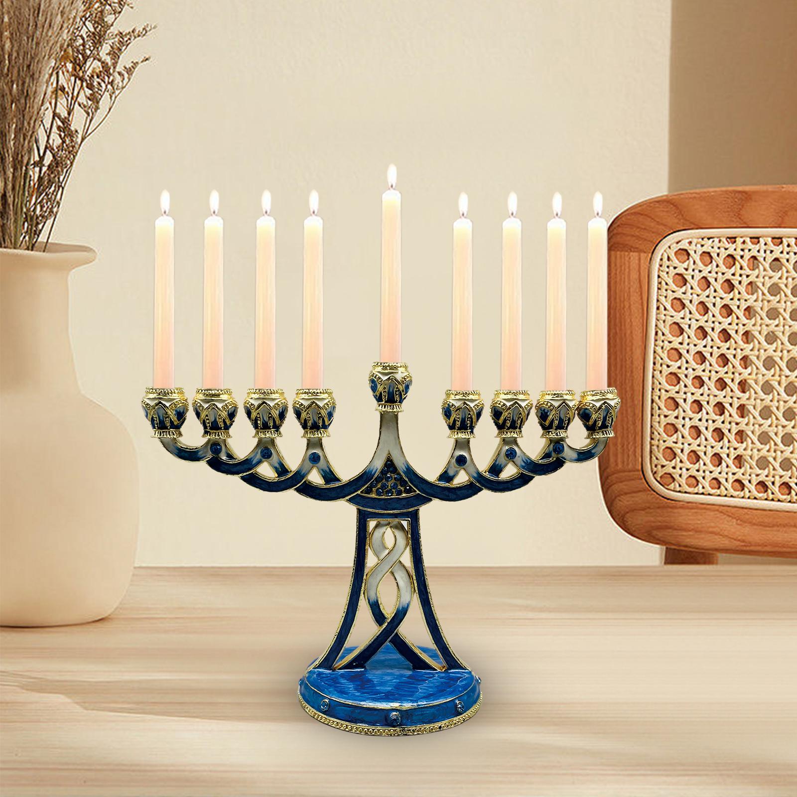 Portacandele Menorah Smaltato  - Paraffin Wax recensione e prezzo