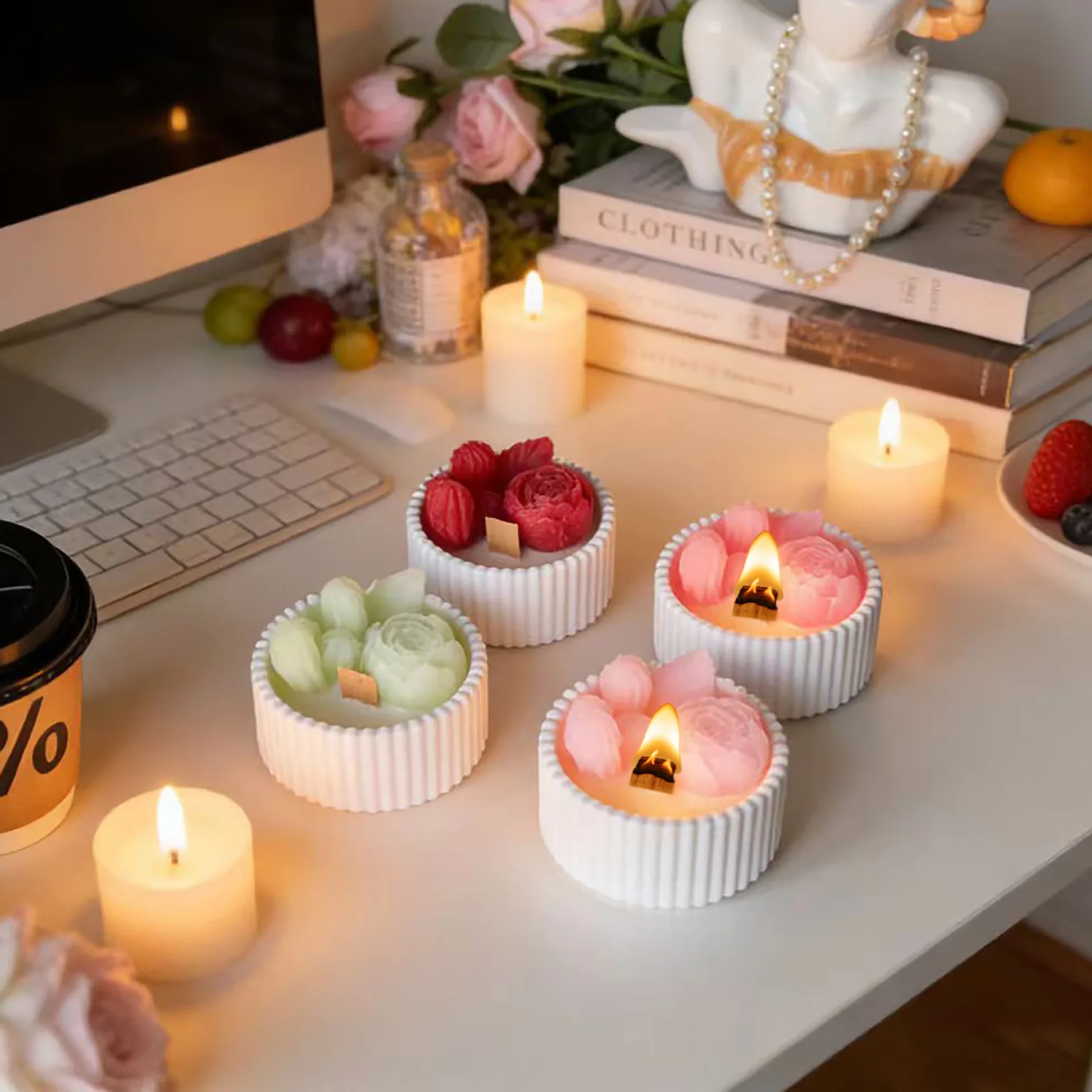 2 candele profumate a forma di - Paraffin Wax recensione e prezzo