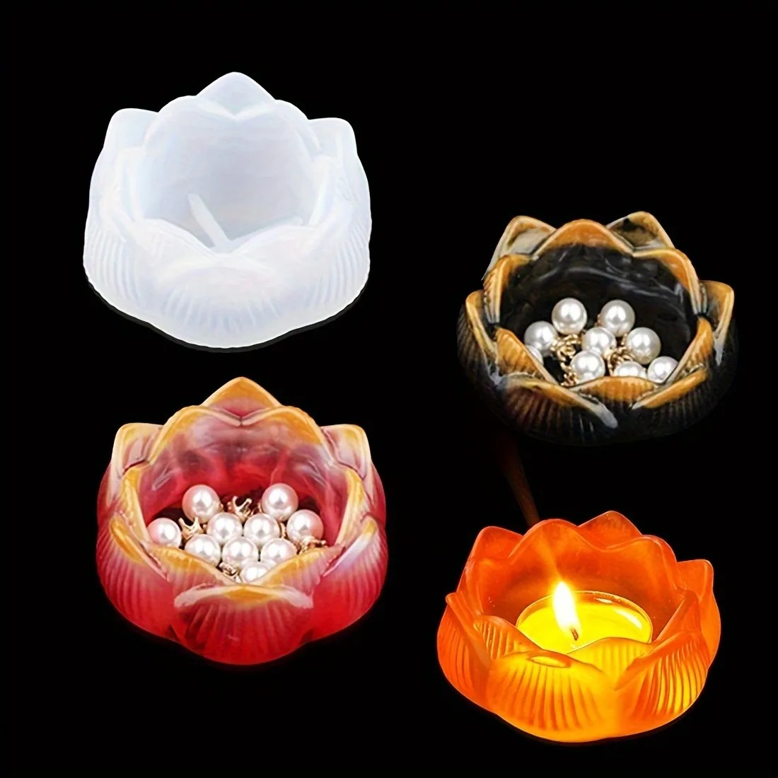 1pc stampi in resina siliconic - Candle Containers recensione e prezzo