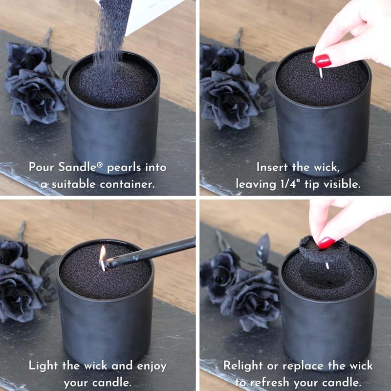 Sabbia Nera per Candele con St - Candle Wick recensione e prezzo