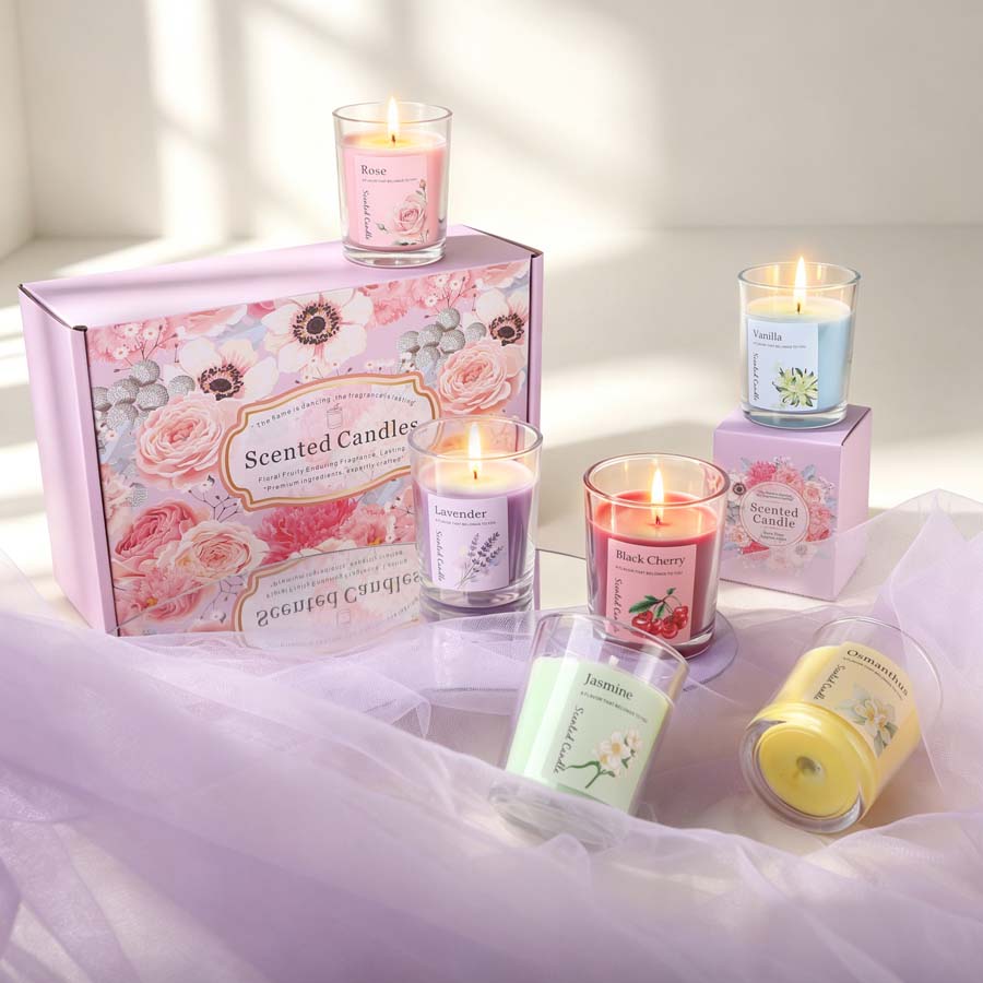 Set Regalo di Candele Profumat - Candle Fragrance recensione e prezzo